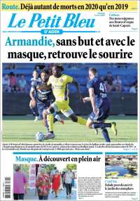 Portada de Le Petit Bleu (Francia)