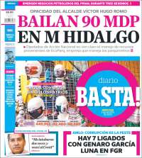 Portada de Diario Basta (México)