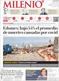 Portada de Milenio - Estado de México (México)