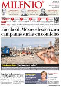 Portada de Milenio - Laguna (México)