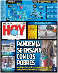 Portada de San Luis Hoy (México)