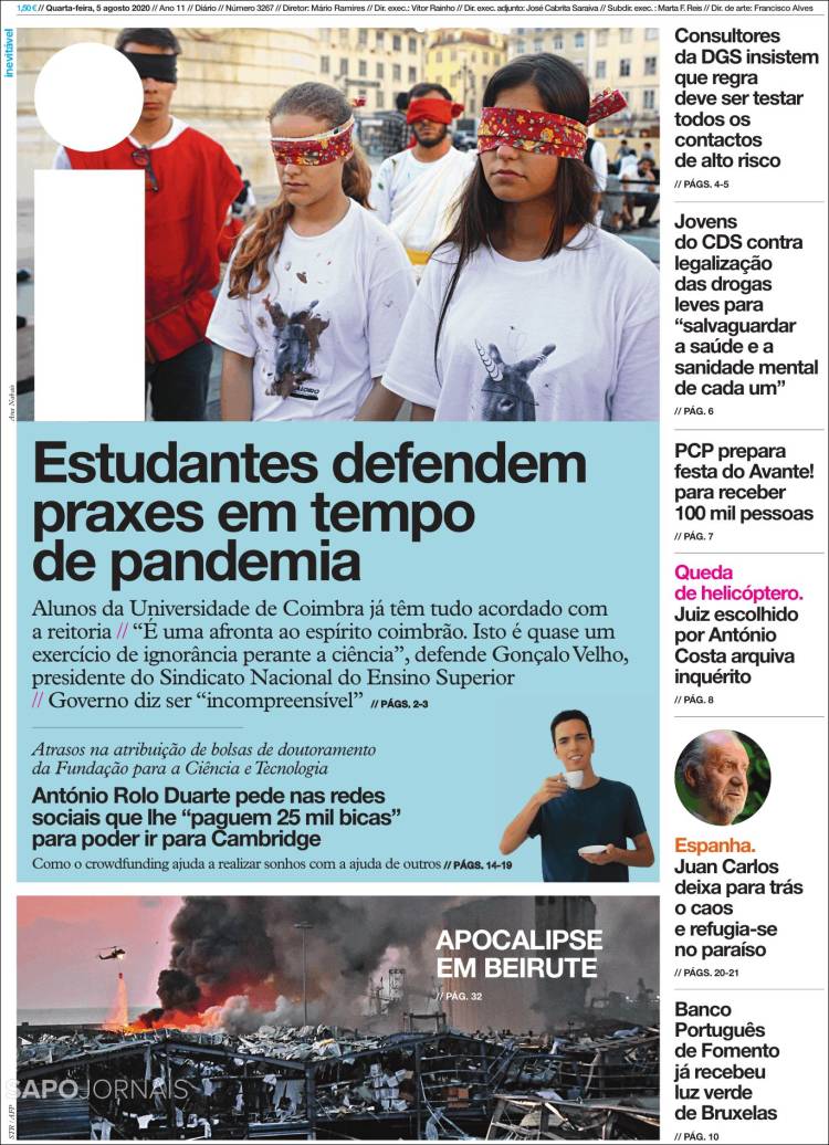 Portada de I - informação (Portugal)