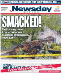 Portada de Newsday (USA)