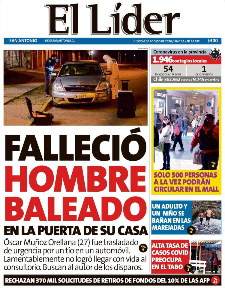 Portada de Lider de San Antonio (Chile)