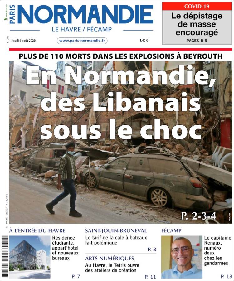 Portada de Progres de Fecamp (Francia)