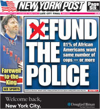 Portada de New York Post (USA)