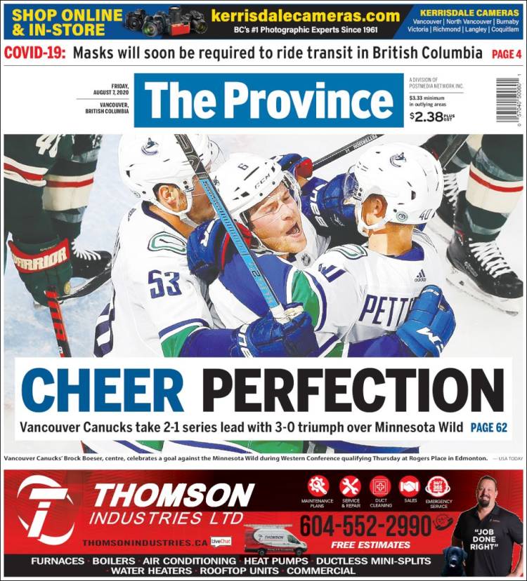 Portada de The Province (Canada)