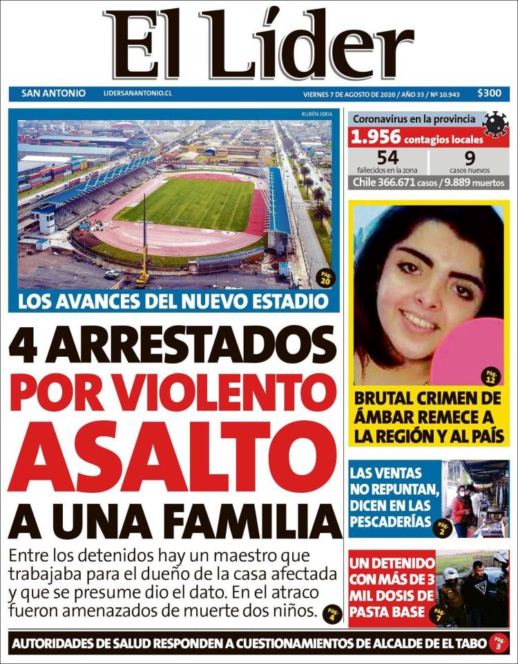 Portada de Lider de San Antonio (Chile)