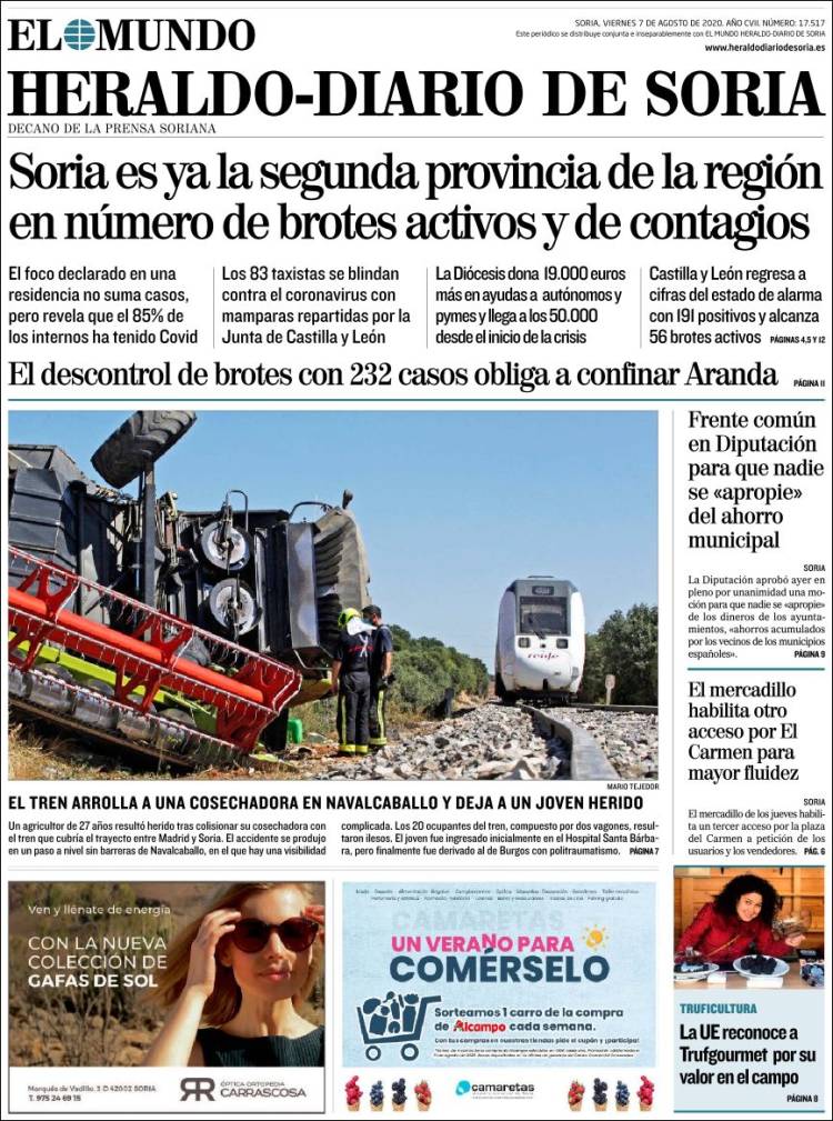 Portada de Diario de Soria (Espa&ntilde;a)