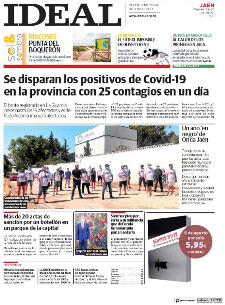 Portada de El Ideal de Jaén (Espa&ntilde;a)