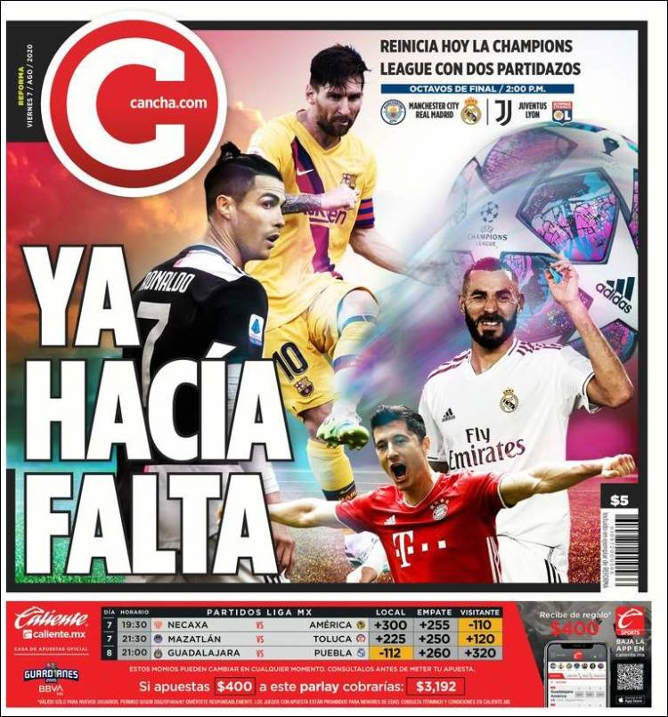 Portada de Cancha (Mexico)