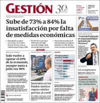 Portada de Diario Gestión (Peru)