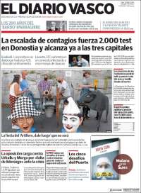 Portada de Diario Vasco (España)