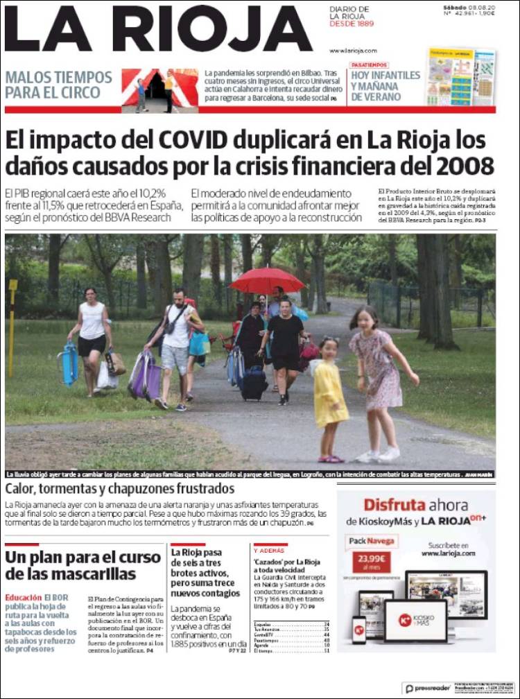 Portada de La Rioja (España)