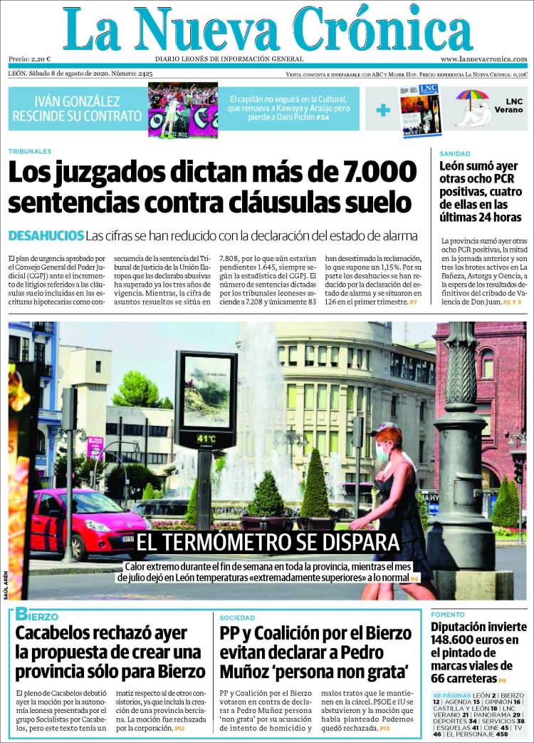 Portada de La Nueva Crónica (España)