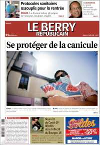 Portada de Berry Republicain (Francia)