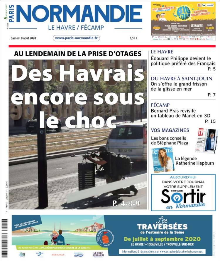 Portada de Le Havre Libre (Francia)