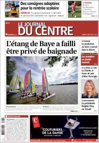 Portada de Le Journal du Centre (Francia)