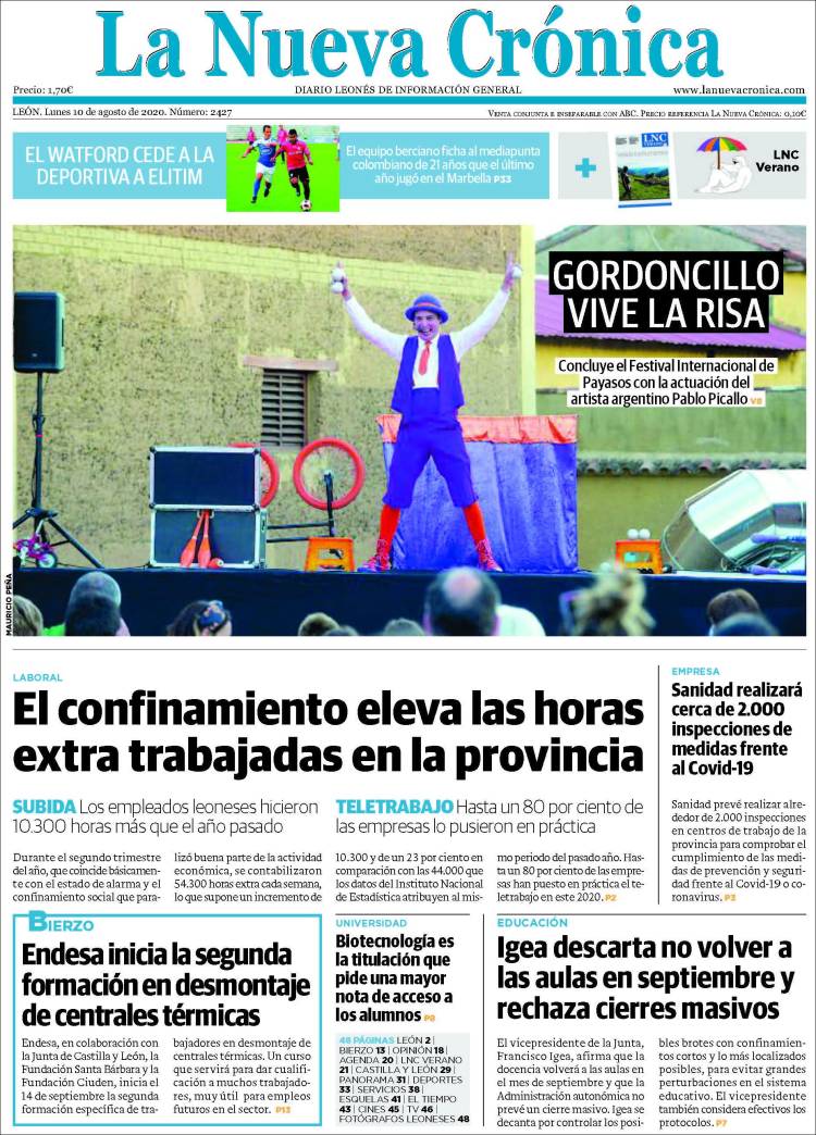 Portada de La Nueva Crónica (Espa&ntilde;a)