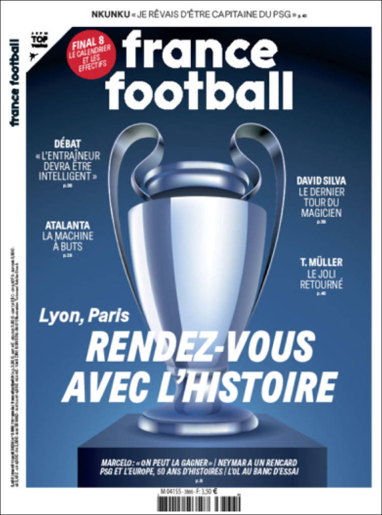 Portada de France Football (Francia)