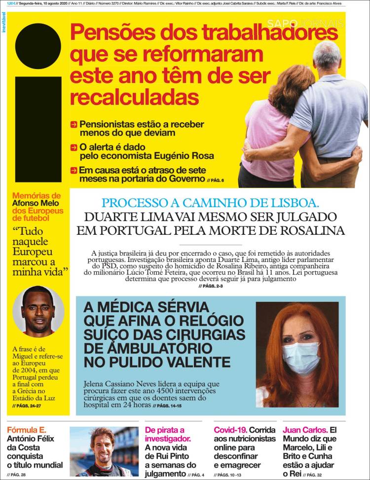 Portada de I - informação (Portugal)