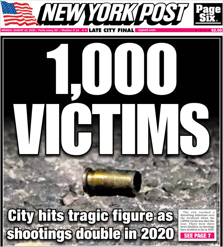 Portada de New York Post (USA)