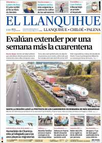 Portada de El Llanquihue (Chile)