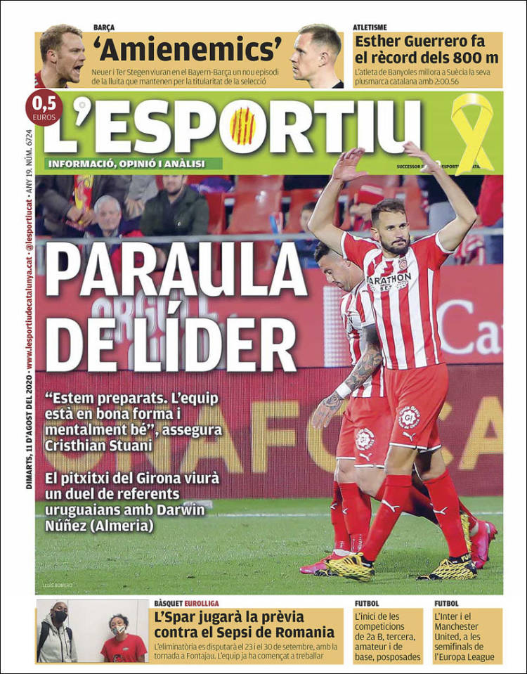 Portada de L'Esportiu : Girona (Espa&ntilde;a)