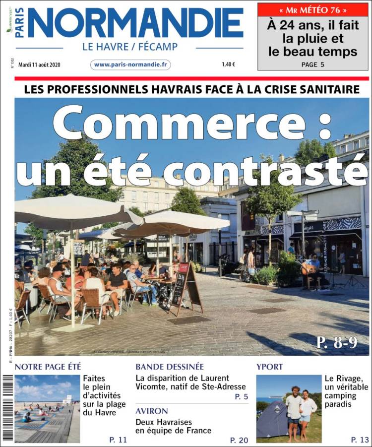 Portada de Le Havre Libre (Francia)