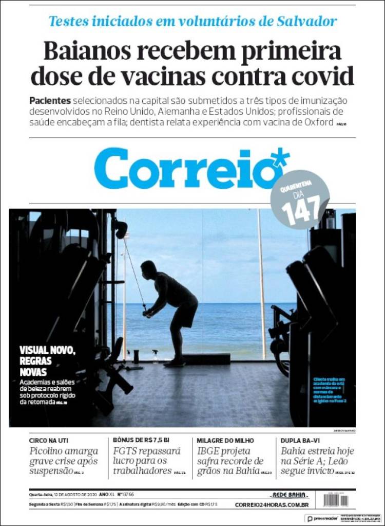 Portada de Correio* (Brasil)