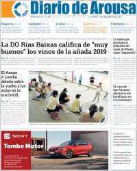 Portada de Diario de Arousa (Espa&ntilde;a)