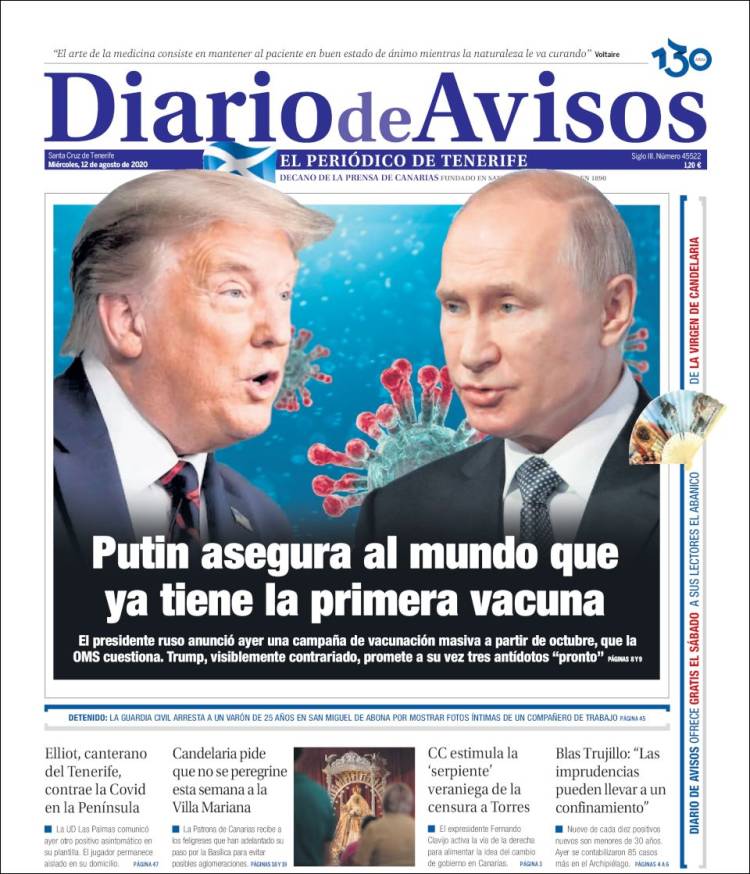 Portada de Diarios de Avisos (Espa&ntilde;a)