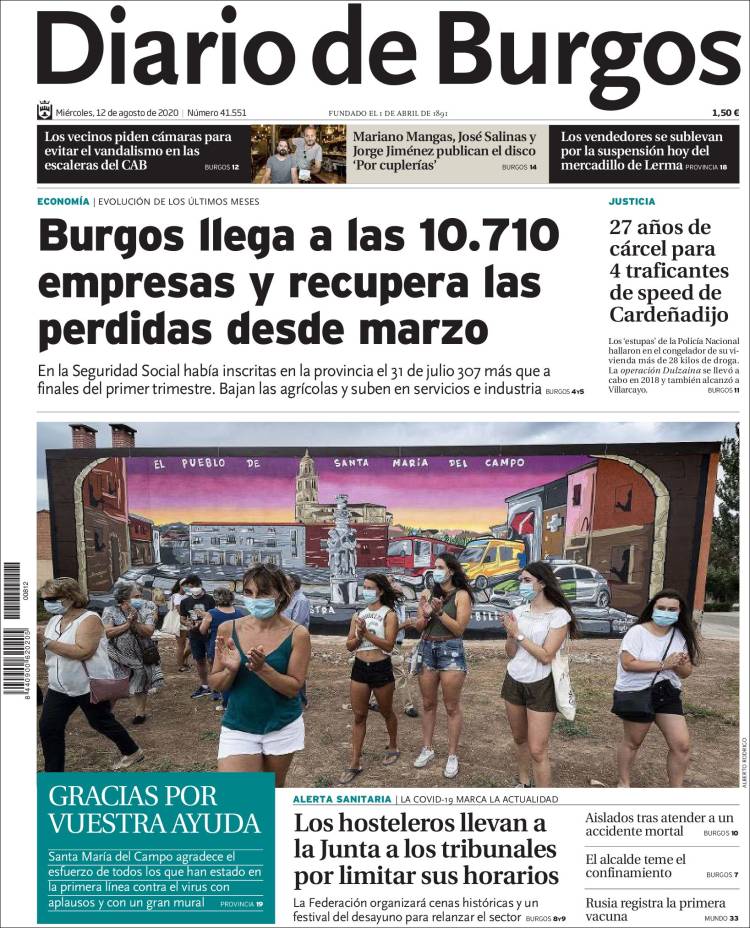 Portada de Diario de Burgos (Espa&ntilde;a)
