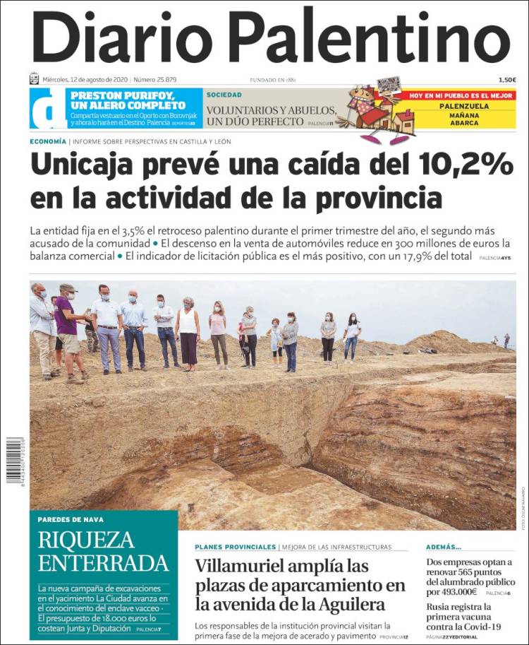 Portada de Diario Palentino (Espa&ntilde;a)