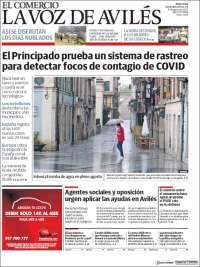 Portada de El Comercio - Avilés (Espa&ntilde;a)