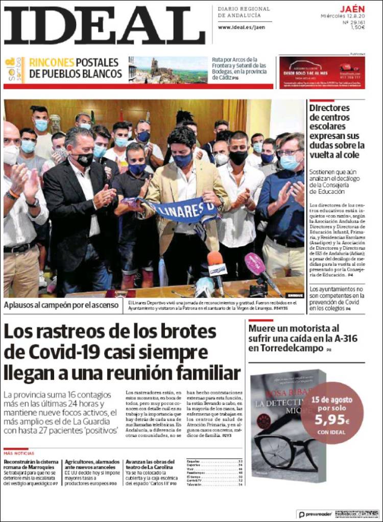 Portada de El Ideal de Jaén (Espa&ntilde;a)