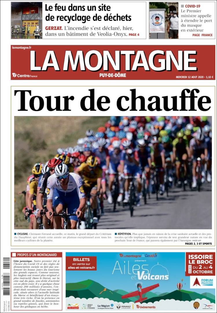 Portada de La Montagne (Francia)