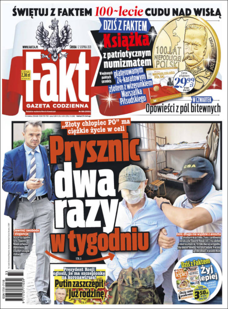 Portada de Fakt (Polonia)