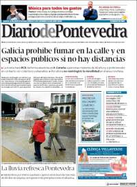 Portada de Diario de Pontevedra (España)