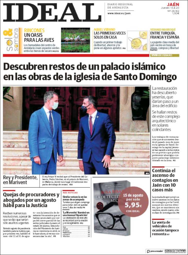 Portada de El Ideal de Jaén (España)