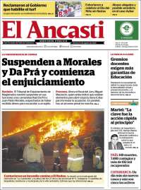 Portada de El Ancasti (Argentina)