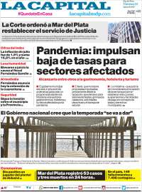 Portada de Diario La Capital - Mar del Plata (Argentina)