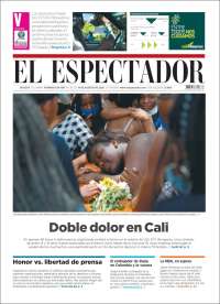 Portada de El Espectador (Colombia)