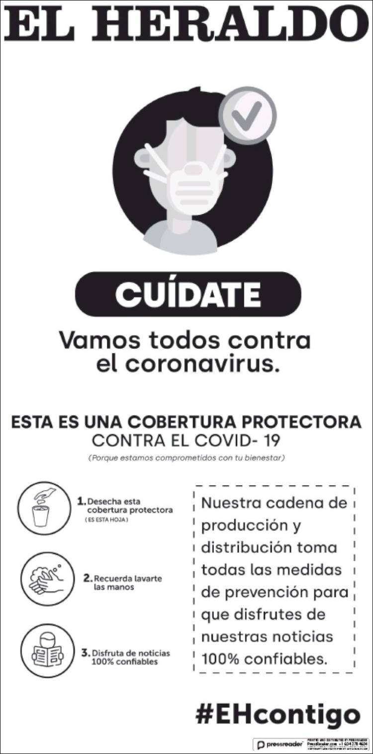 Portada de El Heraldo (Colombia)