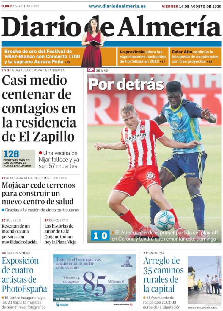 Portada de Diario de Almería (Espa&ntilde;a)