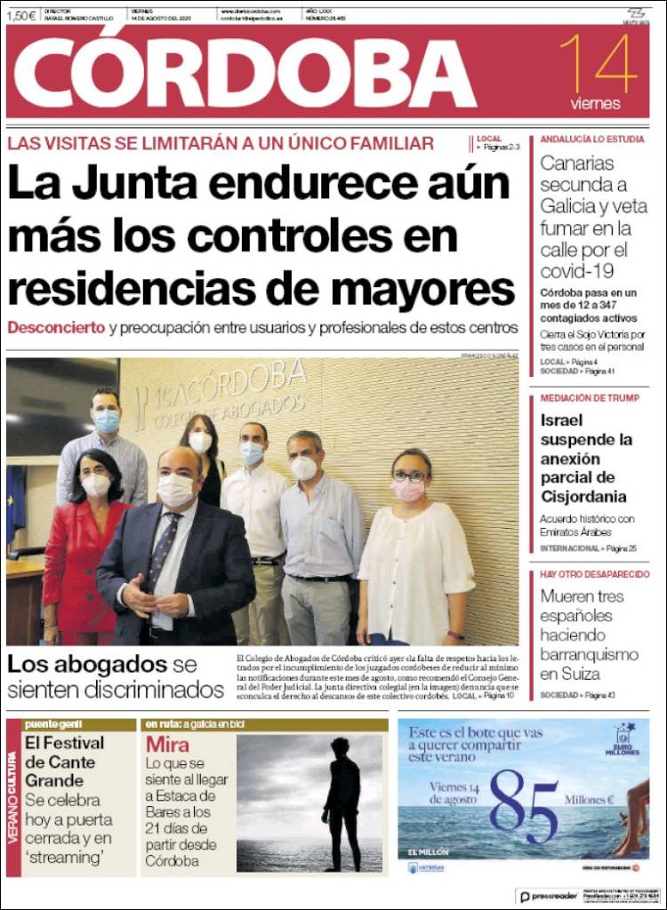 Portada de Diario de Córdoba (Espa&ntilde;a)