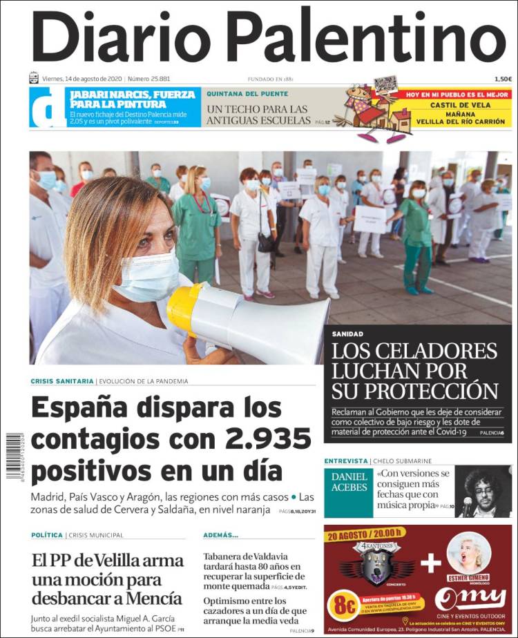 Portada de Diario Palentino (Espa&ntilde;a)