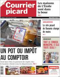 Portada de Courrier Picard (Francia)