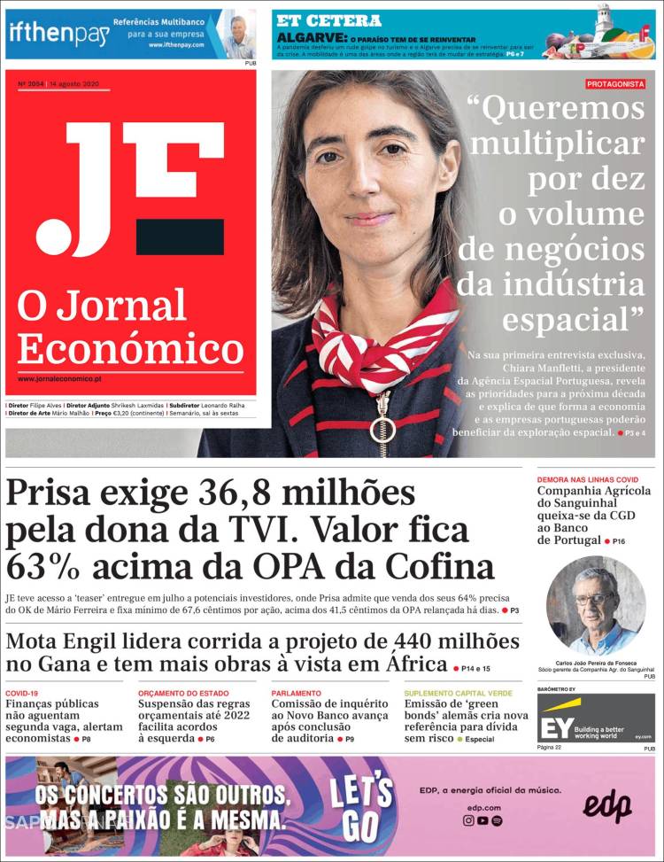 Portada de Oje (Portugal)