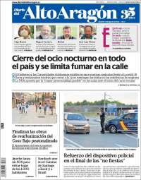 Portada de Diario del AltoAragón (España)